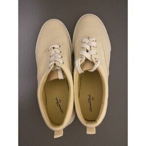 Universal Thread Women's Size 8 Cream Lace Up Apparel Sneakers New